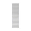 Lamellentür offen Kiefer weiß lackiert - 201,3 x 59,4 cm