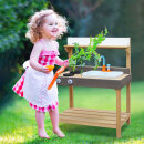 Kinder-Spielküche Rosa für den Garten Holz mit...